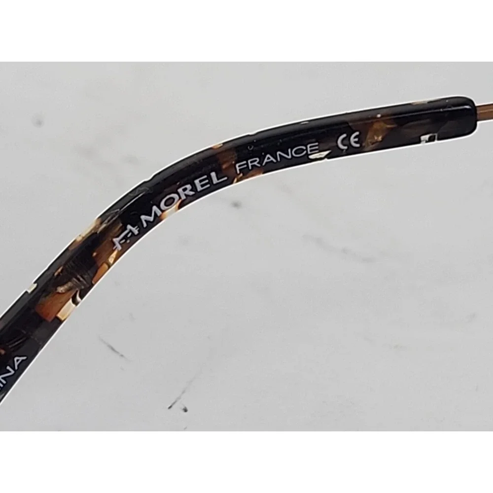 Morel 40105N Eye glasses Tortoise & Metal Full Rim Frames 54-18-140 Brown Bronze